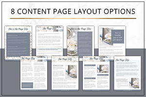 EBook Template Canva InDesign Gold