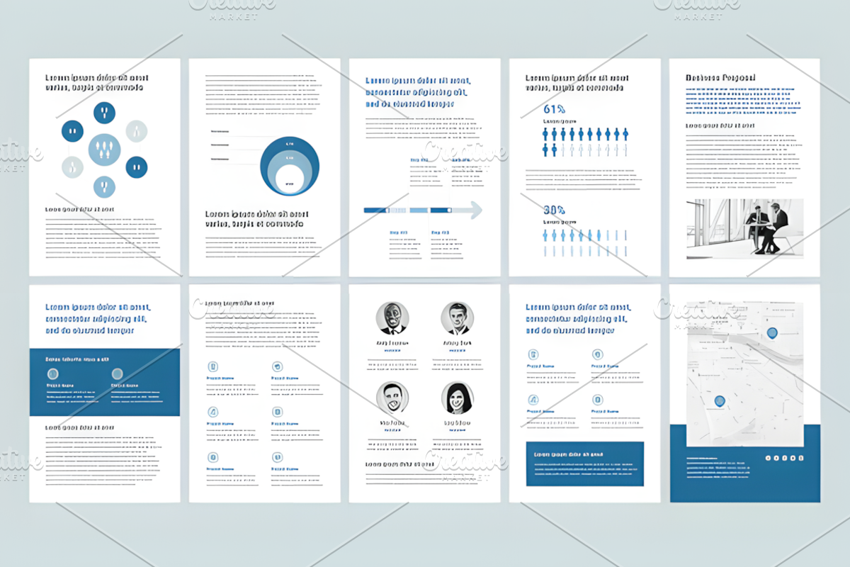 Business Proposal A4 PowerPoint, a Social Media Template by Design Station (Photo 2 of 4)