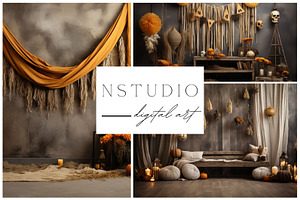 5 1 Halloween Backdrops Vol.2