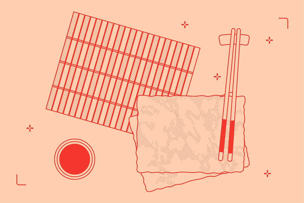 Sushi Vector Food Illustrations, a Food Illustration by TheFoodAtlas (Photo 12 of 15)