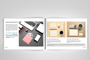 Indesign Portfolio Brochure - V217