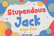 Stupendous Jack - Kids Font, a Sans Serif Font by tokokoo (Thumbnail 4 of 13)