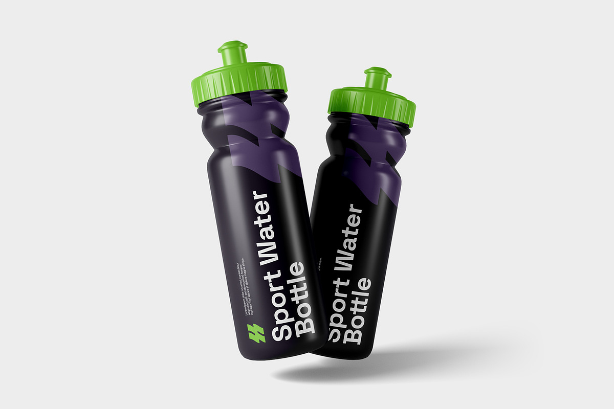 Sport Water Bottle Mockups, a Cups & Container Mockup by artimasa (Photo 4 of 6)