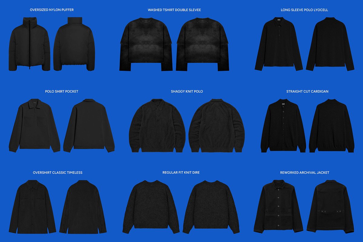 Realistic Streetwear Mockup Bundle, a Hoody Mockup by AtelierDuVow (Photo 5 of 10)
