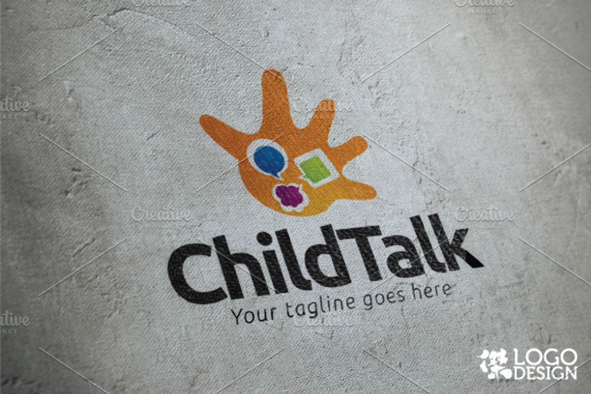 Child Talk, a Branding & Logo Template by KitCreativeStudio2 (Photo 5 of 5)