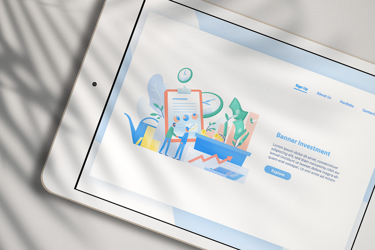 Investment concept, a Finance Illustration by Good Studio (Photo 3 of 3)