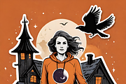 Midnight Witch:10 Moody PNG Artworks, an Illustration by ETARA by Mea Hau (Thumbnail 5 of 6)
