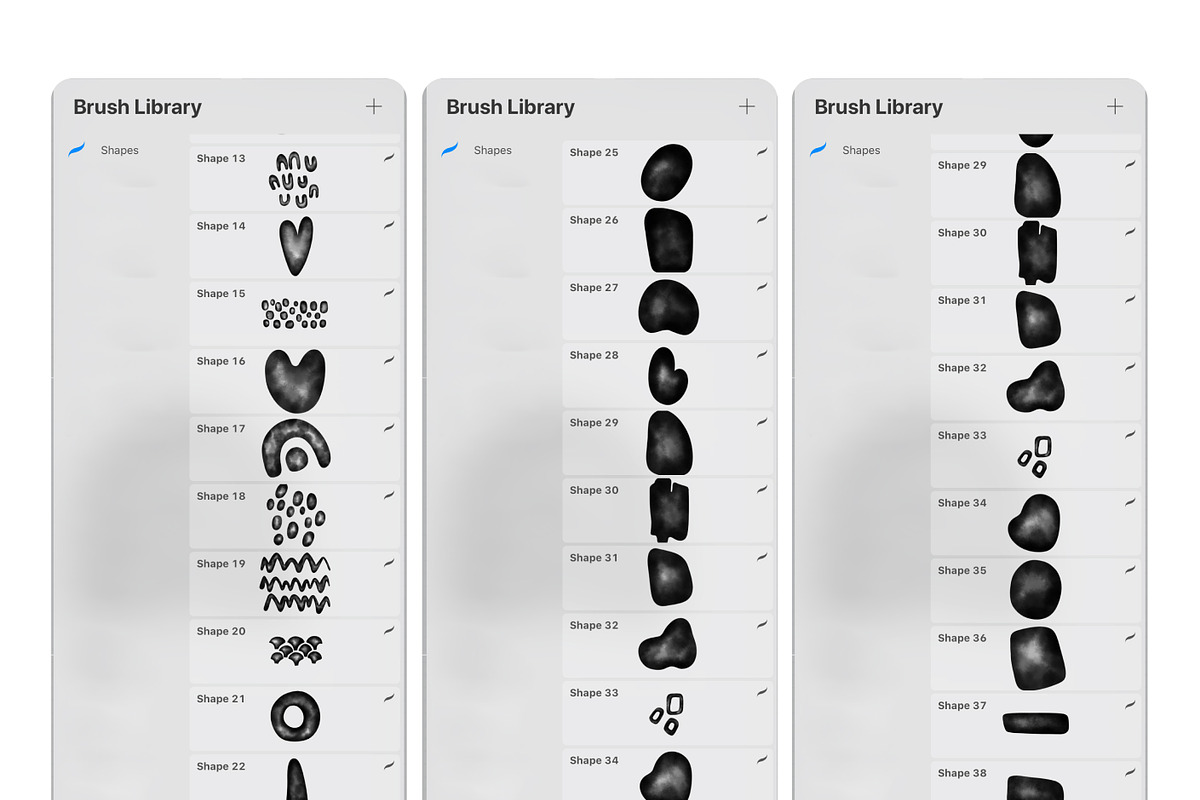 Watercolor Shapes for Procreate, a Brush Add-On by Natalya_Mona_Art (Photo 3 of 5)