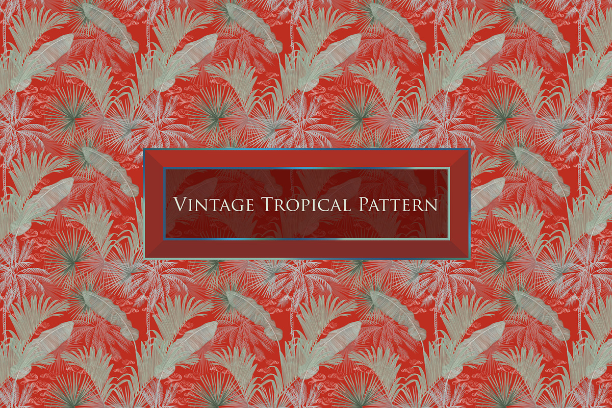 Tropical vintage pattern, a Pattern Graphic by ANAKOTO (Photo 21 of 24)