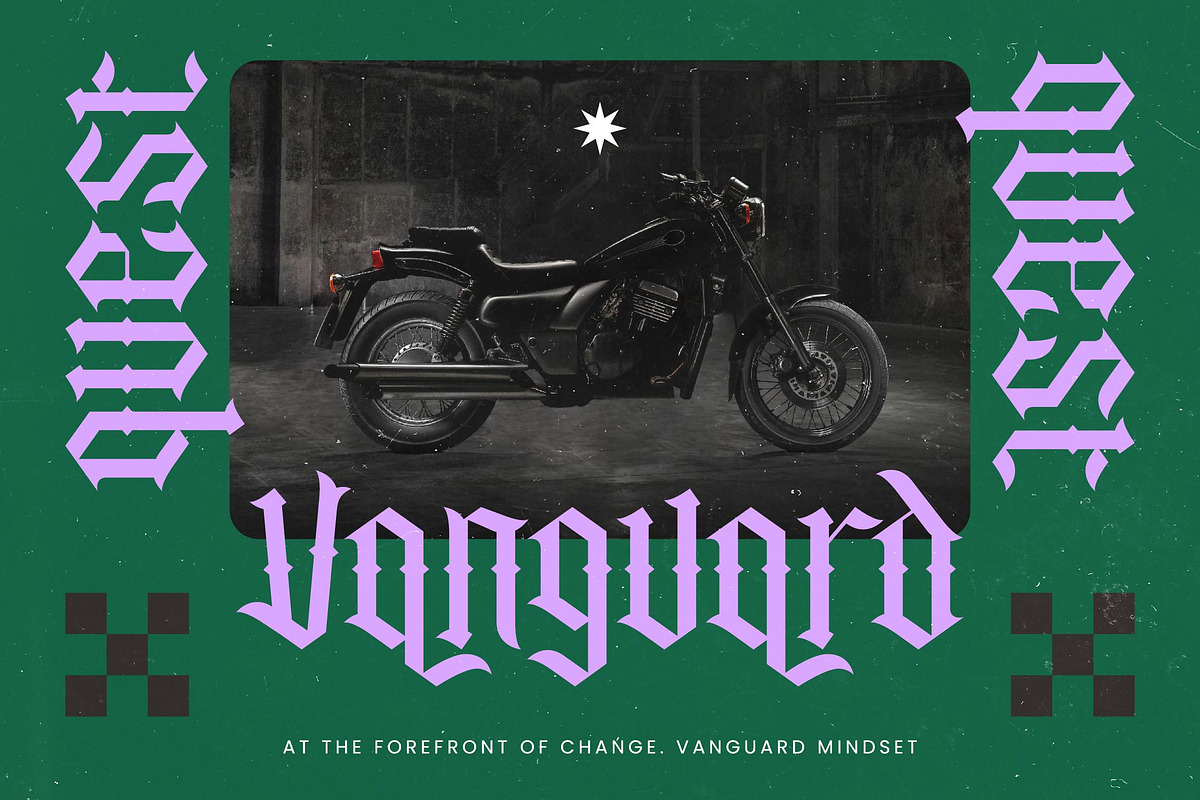 Recoil Backlash Blackletter Font, a Blackletter Font by timelesstype.co (Photo 5 of 20)