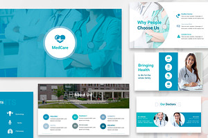 MedCare Fully-Editable PPT Slides