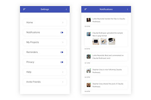 Daily Task Management Adobe XD App