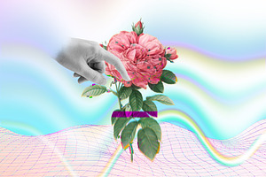 Vapor Wave Light Overlays Png