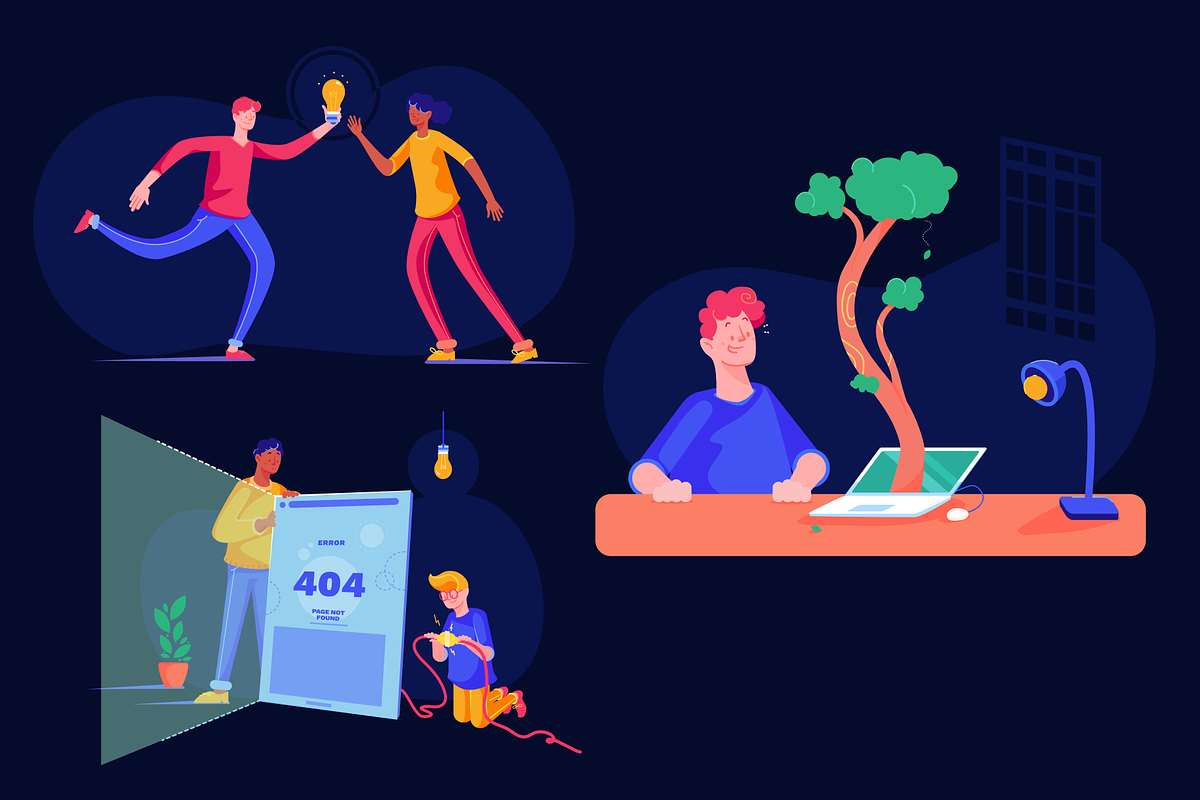 SaaS Illustration Kit, an Illustration by Base Design Studio (Photo 10 of 13)