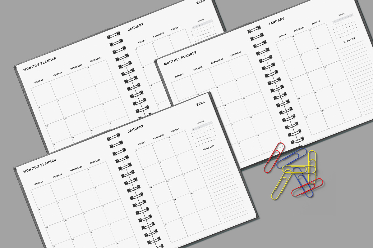 Ultimate Monthly Planner 2026-30, a Stationery Template by Design Zone (Photo 2 of 9)