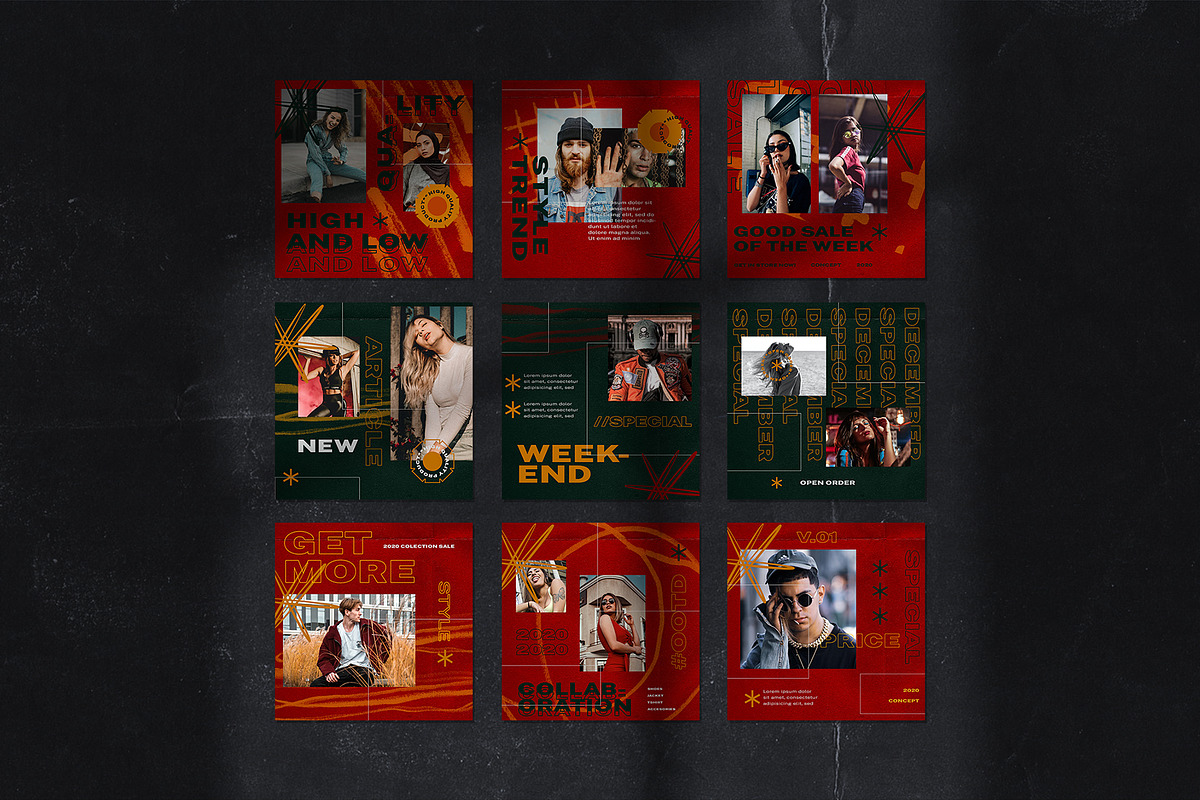 Bundle Streetwear Instagram Template, a Social Media Template by Azruca (Photo 8 of 26)