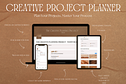 Notion Template For Creatives- Brown, a Templates & Theme by flowē (Thumbnail 1 of 5)