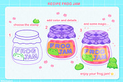 Cute Frog Procreate Brushes Bundle, a Brush Add-On by InkPrintsTattoo (Thumbnail 5 of 10)
