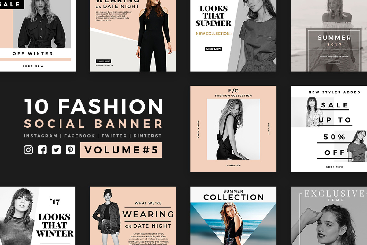 Stylish - 100 Social Media Templates, a Social Media Template by MinimalStudioCo (Photo 12 of 19)