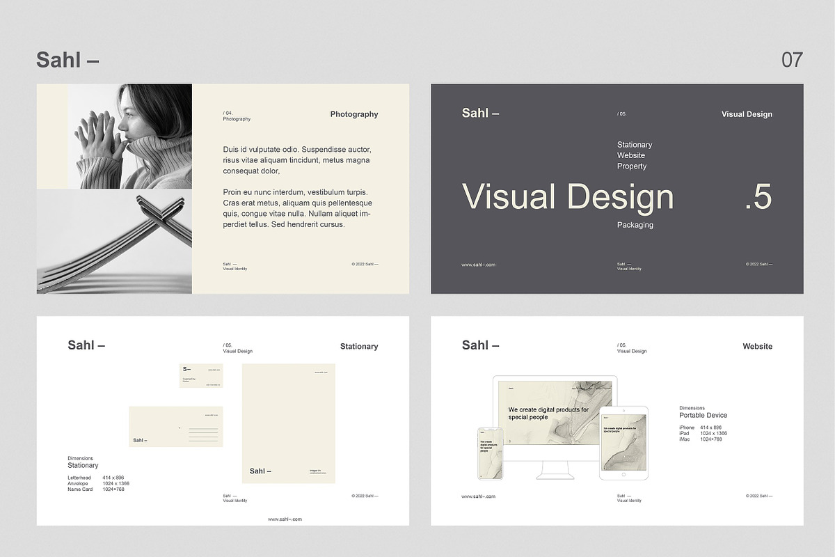 Sahl- Brand Identity Powerpoint, a Presentation Template by BOXKAYU (Photo 8 of 9)