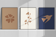 Birds and flowers - vector elements, a Background Graphic by venimo (Thumbnail 5 of 6)