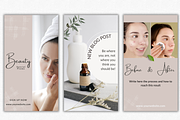 Beauty Instagram Bundle, a Social Media Template by Talipic Designs (Thumbnail 5 of 8)