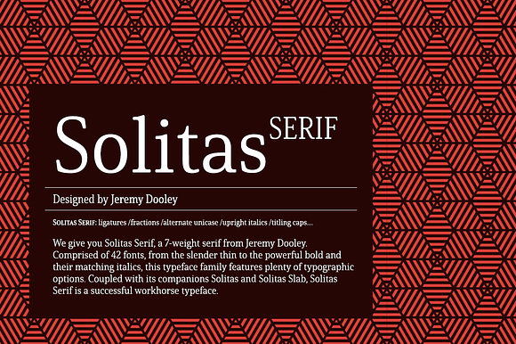 Solitas Serif preview 2