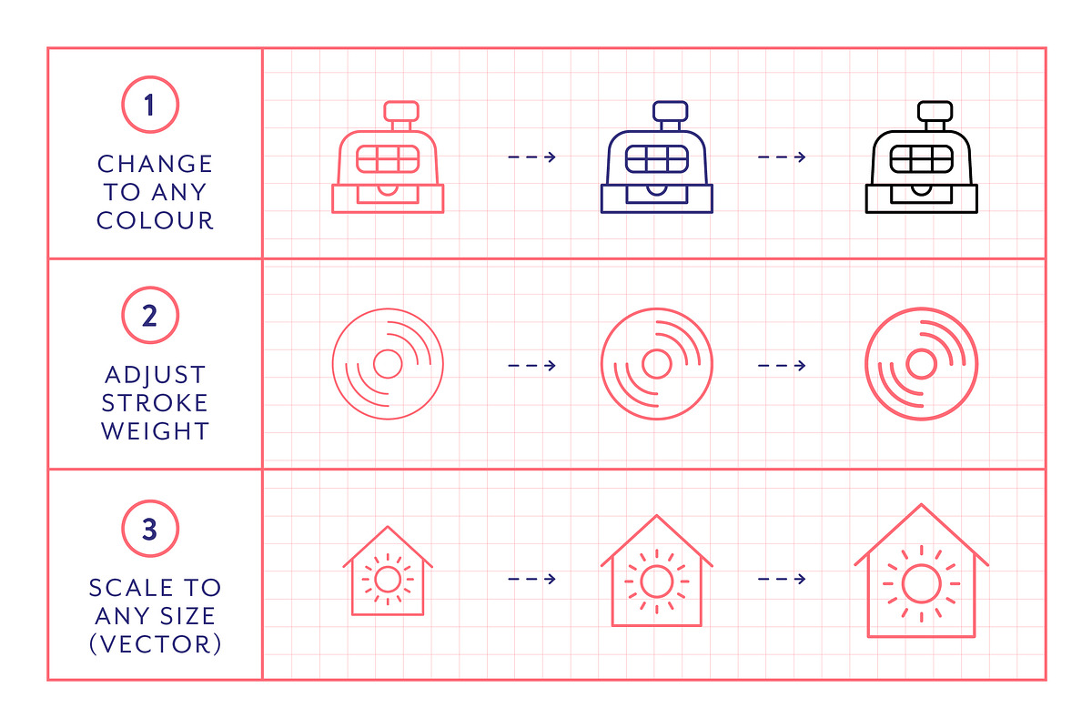 Miscellaneous Line Icons, an Outline Icon by Made by Made (Photo 3 of 7)