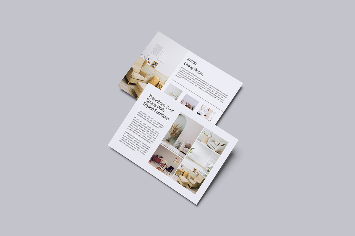 A4 Flyer Landscape Mockup, a Flyer Template by Creative_A23 (Photo 4 of 4)