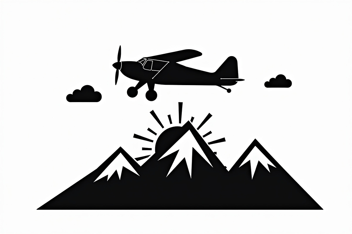 Adventure Plane Mountain Bundle, an Illustration by Designs_River (Photo 9 of 9)