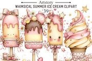 Whimsical Summer Ice Cream, an Illustration by designcity5 (Thumbnail 1 of 5)