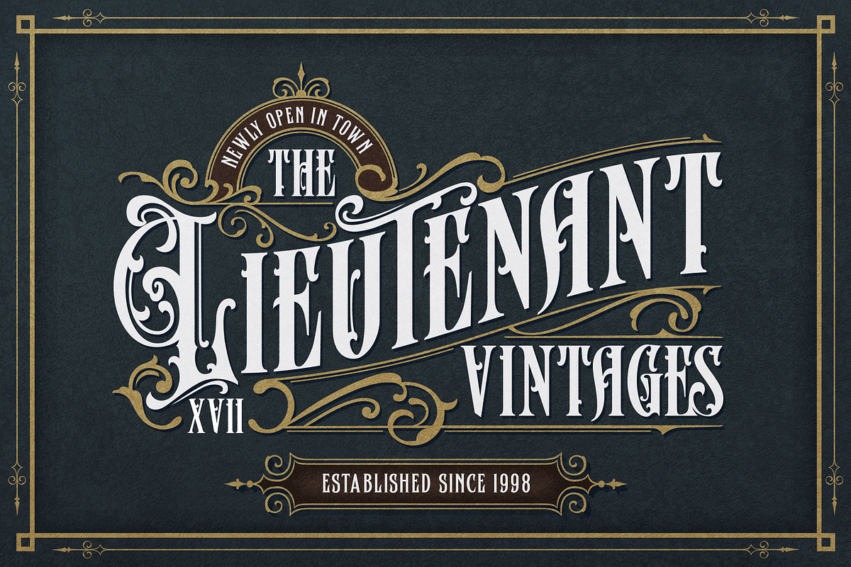 Master Rumble Victorian Typeface, a Blackletter Font by alit design (Photo 18 of 25)