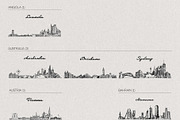 Hand Drawn City & Country Skylines, a Work Illustration by TheMountBirdStudio (Thumbnail 6 of 20)