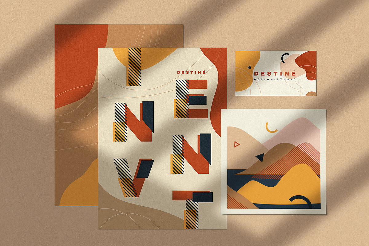 Abstract Modern Geometric Alphabet, a Decorative Illustration by Veris Studio (Photo 7 of 14)