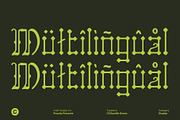 CS Bastille Drawn, a Blackletter Font by Craft Supply Co. (Thumbnail 6 of 8)
