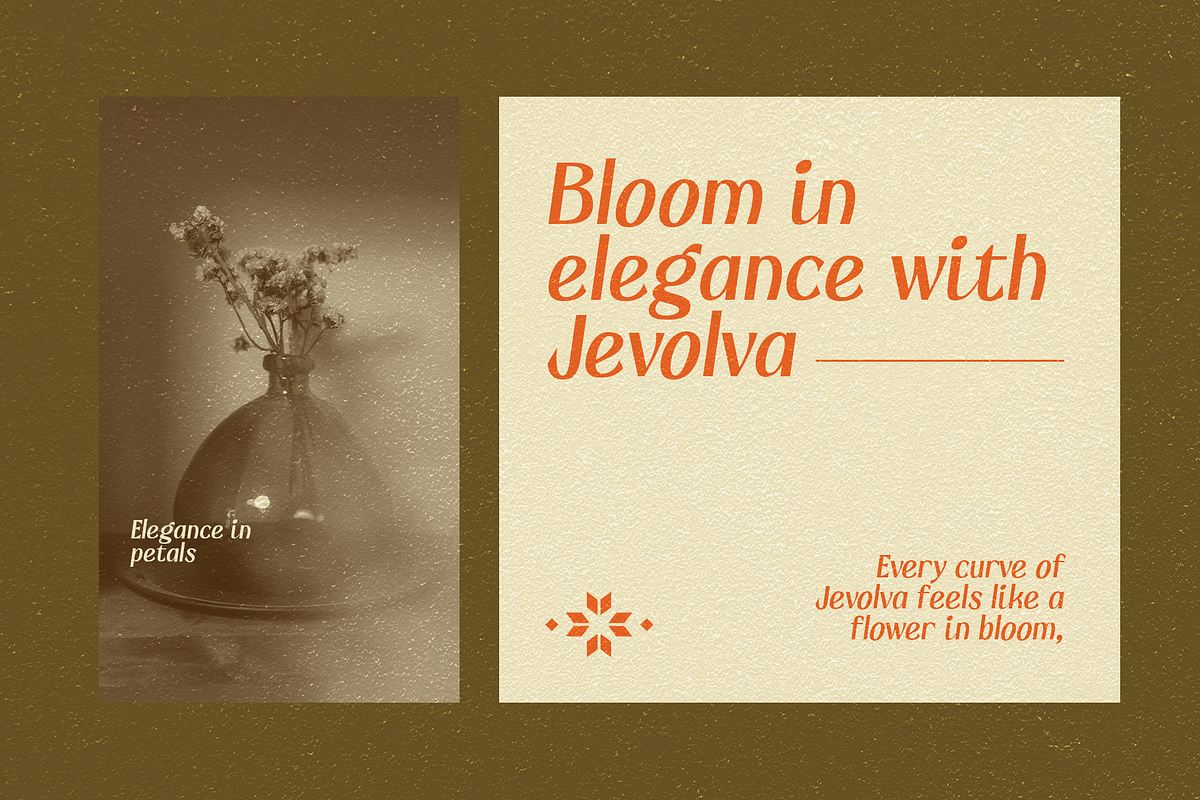 Jevolva – Elegant Sans Serif Font, a Sans Serif Font by Hole Hope Design (Photo 6 of 8)