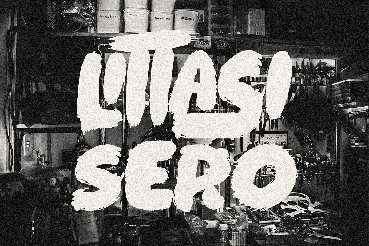 Faster Brush Font Display, a Sans Serif Font by Maulana Creative (Photo 4 of 6)