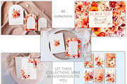 Flowers 50 cliparts, big Bundle, a Decorative Illustration by Hello My Print (Thumbnail 4 of 10)