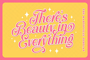 The Marysville - Retro Font, a Script Font by Letterhend Studio (Thumbnail 5 of 8)