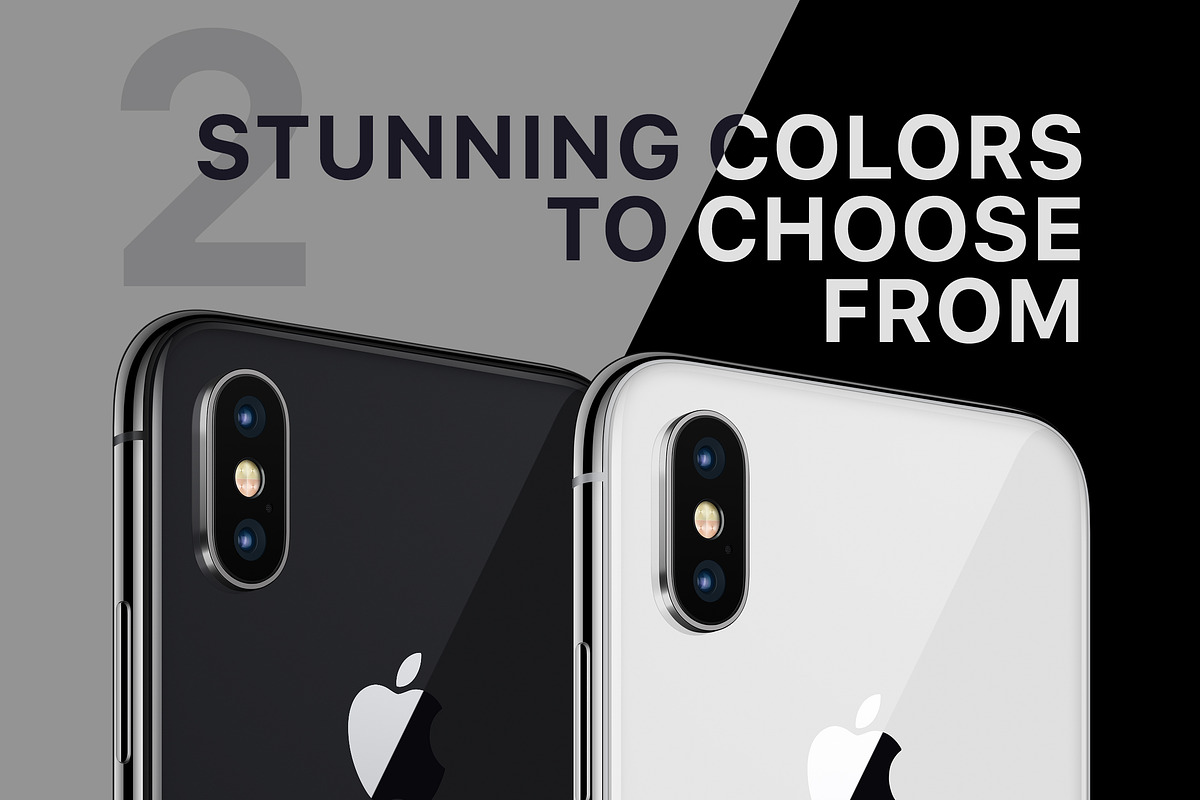 iPhone X Mockup - Slightly Rotated, an iPhone Mockup by Mockups & Illustrations (Photo 4 of 13)