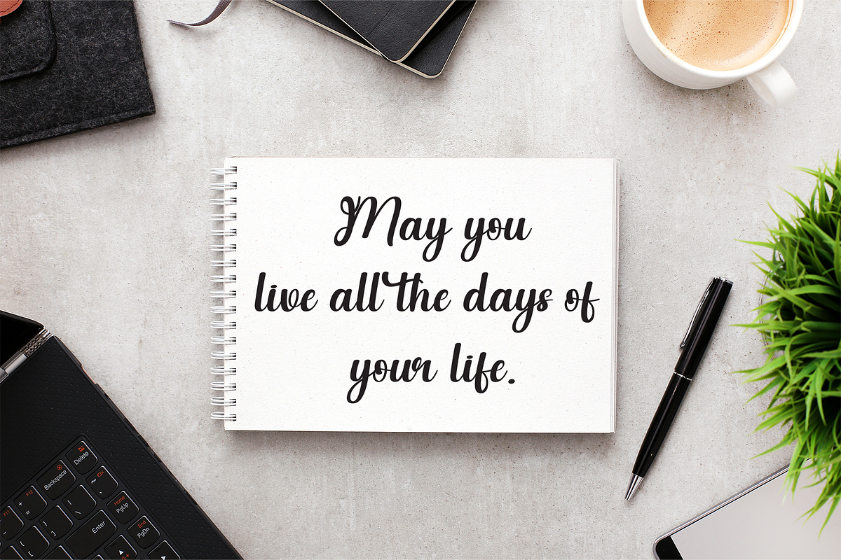 School | Script Font, a Handwritten Font by Scratchones (Photo 5 of 9)