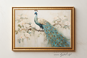 Oil Painting Print Male Peacock, an Animal Illustration by NSTUDIO (Thumbnail 1 of 9)