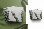 SET of 4 SQUARE COASTERS, a Product Mockup by Moonlight Creative (Thumbnail 4 of 9)