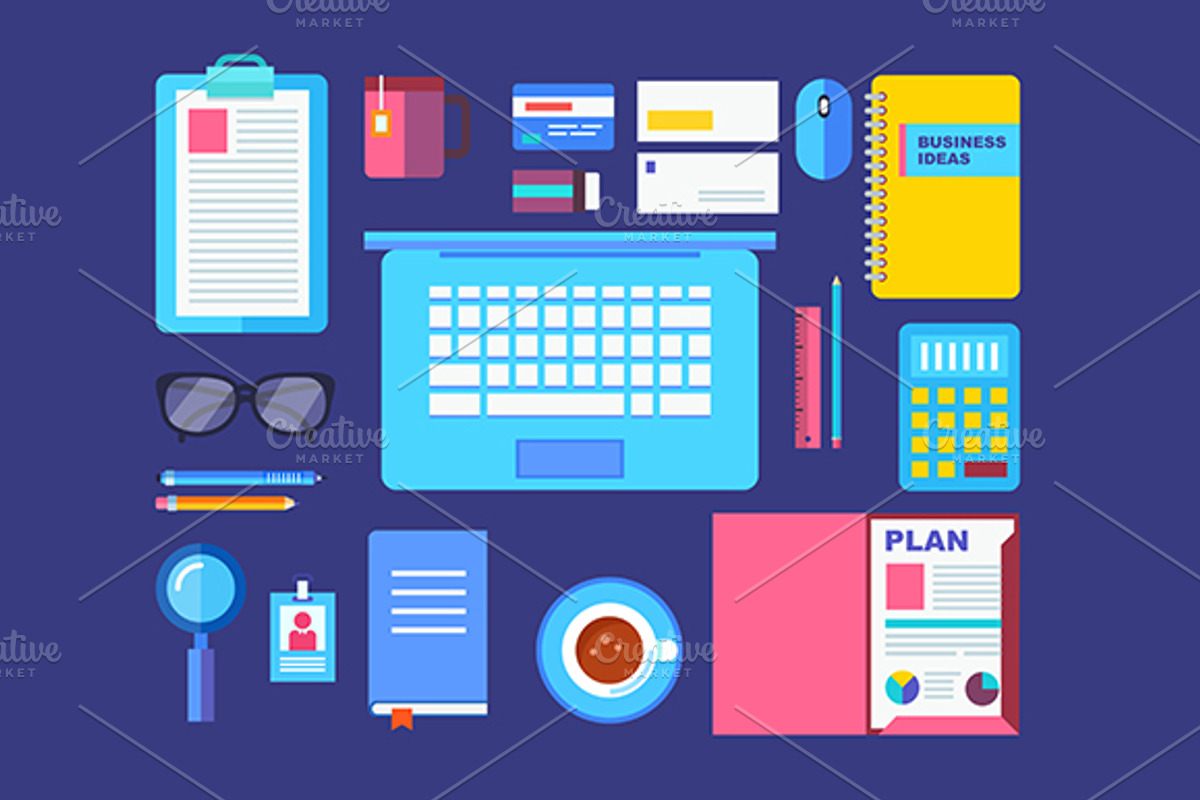 Modern design flat icons