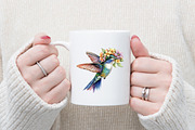 Cute Dabbing Hummingbird Sublimation, an Illustration by designcity5 (Thumbnail 5 of 5)