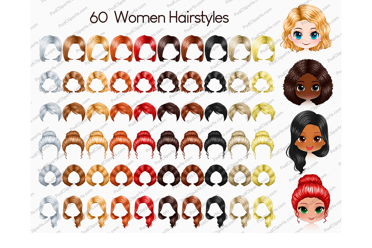 Bundle Chibi We are Family Clipart P, a Person Illustration by Podcliparts (Photo 7 of 10)