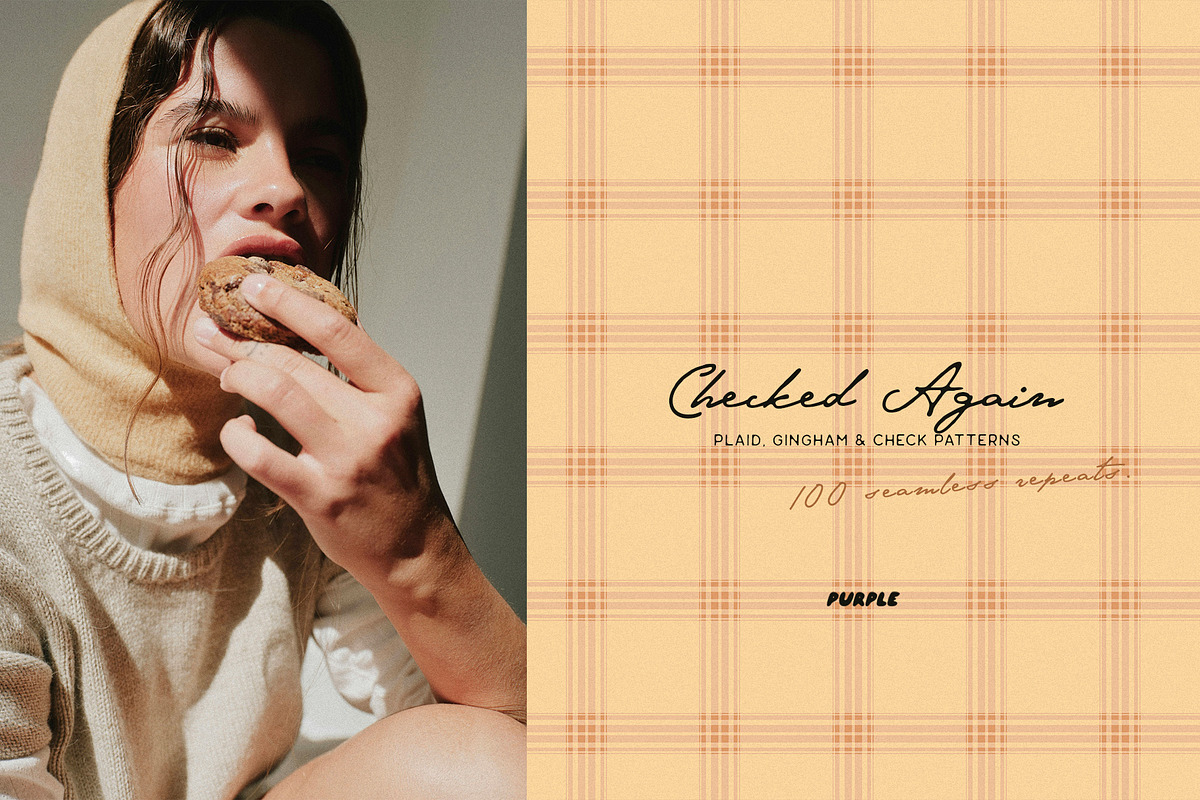 Checked Again: 100 patterns, a Pattern Graphic by Purple (Photo 5 of 12)