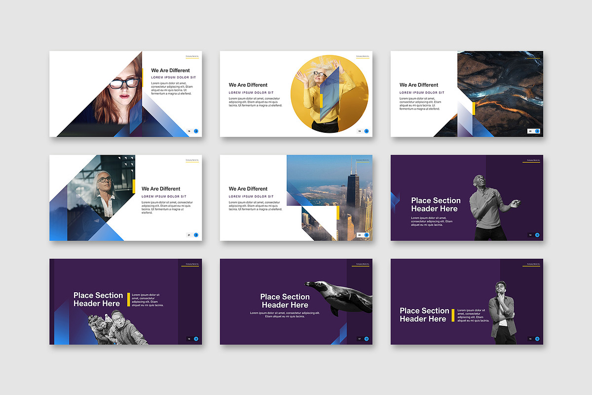 Meta Modern PowerPoint Presentation, a Presentation Template by Knockout Prezo (Photo 3 of 14)