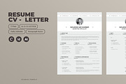 Clean Resume CV, a Resume Template by Studio Temply (Thumbnail 1 of 5)