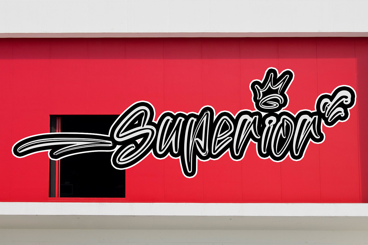 Hollow Ballie - Graffiti Font, a Symbol Font by NTC Graphic (Photo 2 of 9)